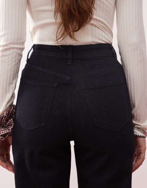 Miss Selfridge – Jeansy z prostymi nogawkami w kolorze indygo, 4 z 5