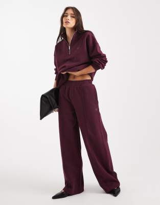 Miss Selfridge - Jogginghose in Pflaume mit weitem Bein-Lila