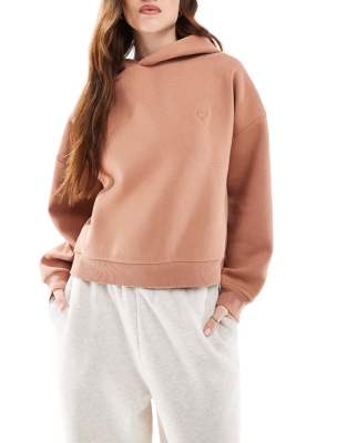 Thumbnail - Miss Selfridge - Kapuzenpullover in Ingwerbraun mit tief angesetzter Schulterpartie