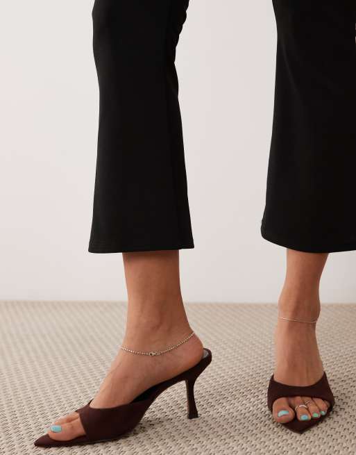 Miss Selfridge Kick-Flare-Hose in Schwarz, 5 von 5