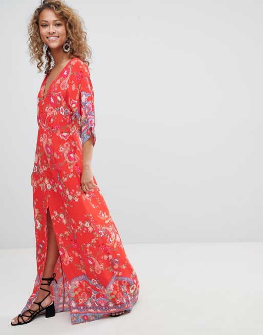 Kimono maxi outlet dress uk