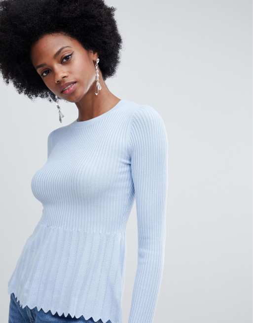 Miss selfridge peplum clearance jumper