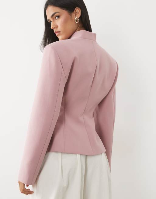 Miss Selfridge kort blazer utan krage, 4 av 4