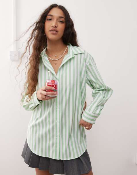 Miss Selfridge – Koszula oversize w paski - view 1