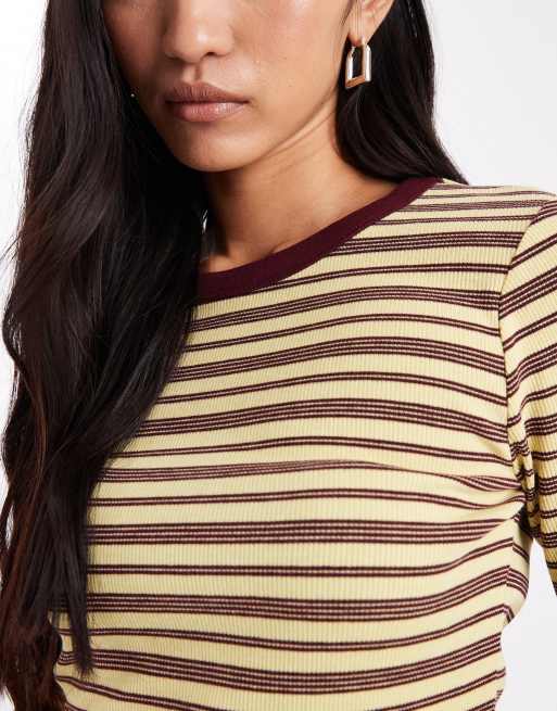 Miss Selfridge – Koszulka w paski z długimi rękawami, 3 z 4
