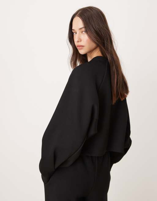 Miss Selfridge – Krótka bluza z materiału typu nurek, 4 z 4