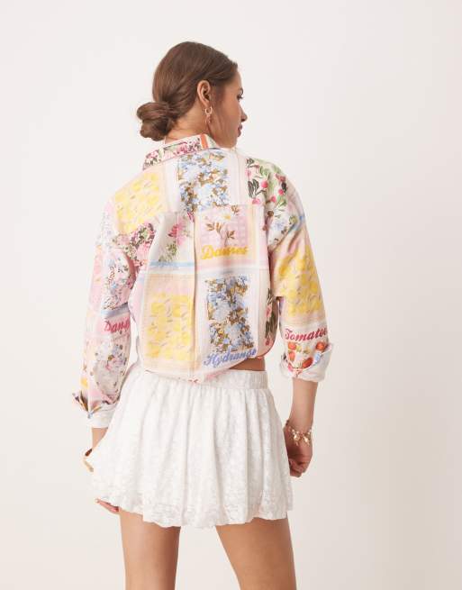 Miss Selfridge lace bubble mini skirt, 4 of 5