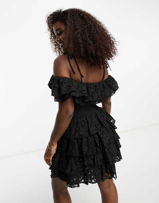 Little lace cheap black dress