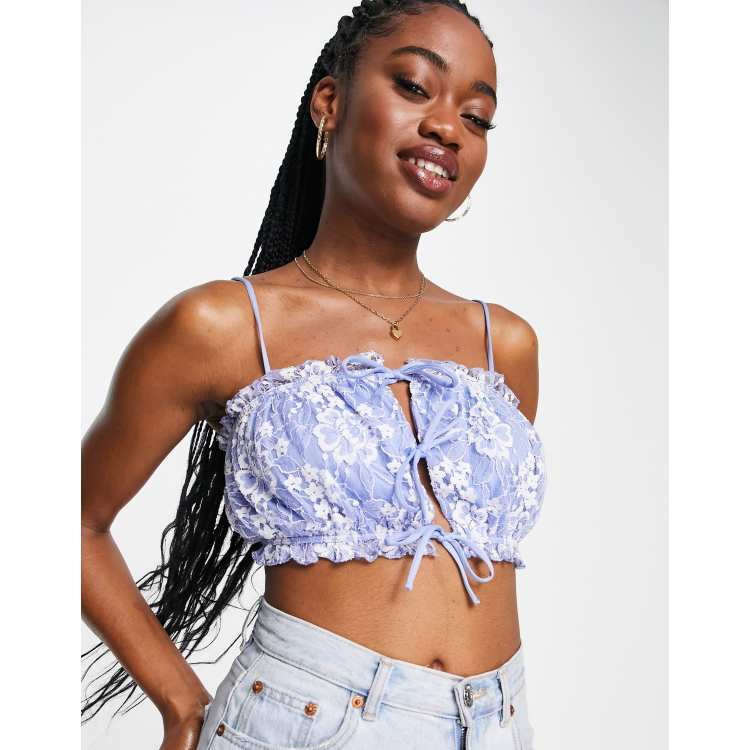 miss selfridge lace top