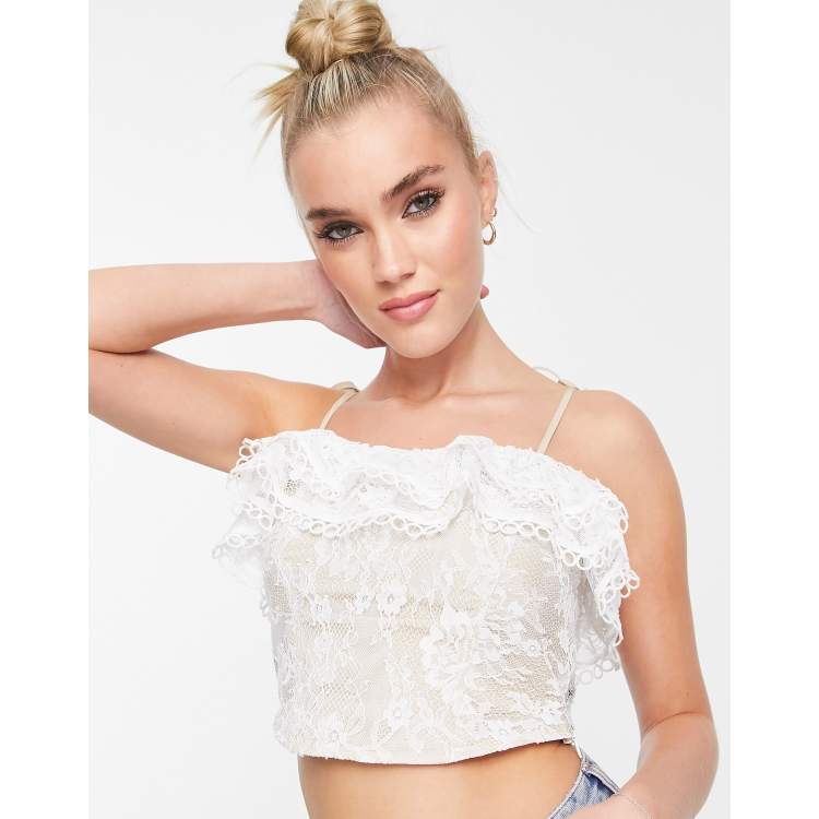 Blush bustier hot sale top