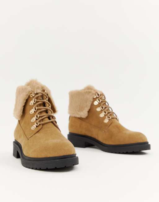 miss selfridge tan boots