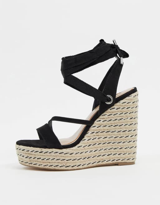 Miss selfridge best sale espadrille wedges