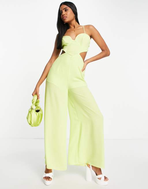 Lime jumpsuit cheap