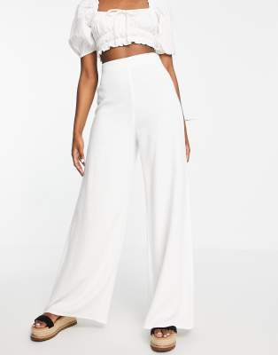 miss shop linen pants