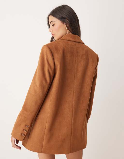 Miss Selfridge – Ljusbrun kavaj i mockaimitation, 4 av 4