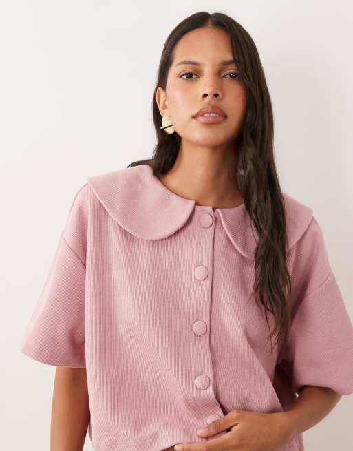 Miss Selfridge – Set med byxor och topp med knäppning, 3 av 3