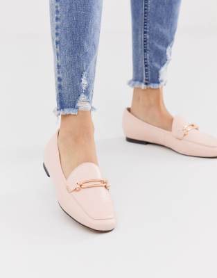 pink loafer shoes