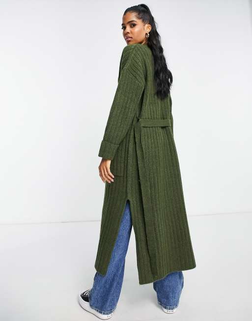 Belted 2025 longline cardigan