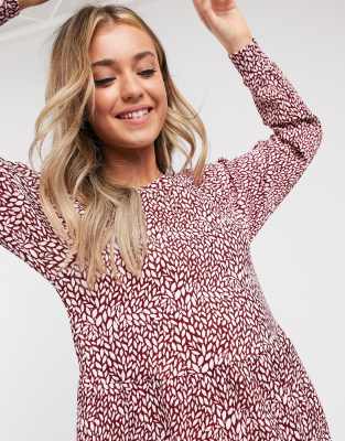 long berry dress