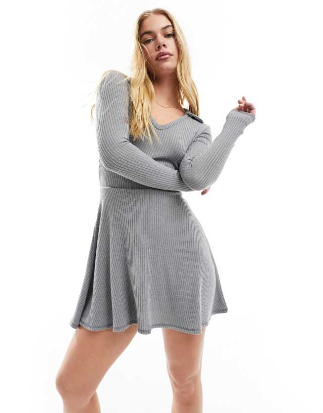 Miss Selfridge - long sleeve polo dress