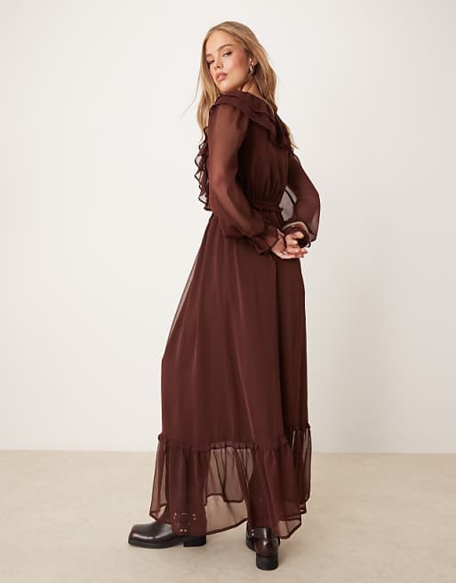 Hallie Crochet Detail Maxi Dress Hallie Crochet Detail Maxi Dress