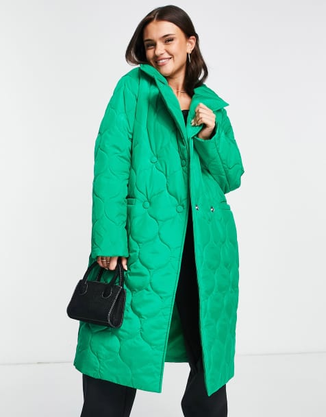 Hooded Padded Longline Puffer Coat