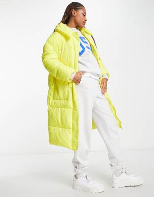 Yellow on sale longline jacket