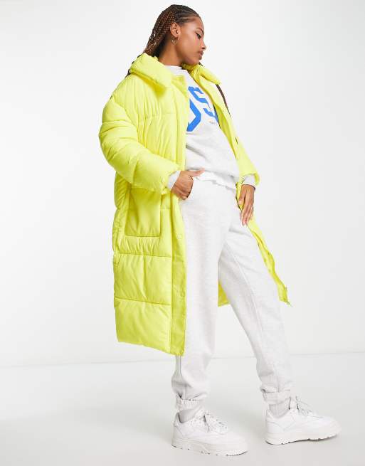 Puffer coat mustard sale