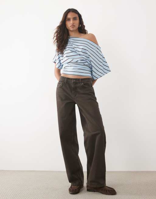 Miss Selfridge losvallende top met streep, 2 van 4