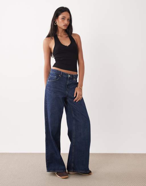 Miss Selfridge - Lot de 2 tops dos nu à bordures à picots, 3 de 4