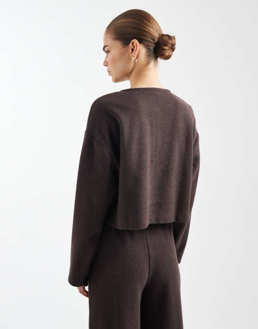 Miss Selfridge - Maglia serafino con finitura spazzolata, 3 di 4