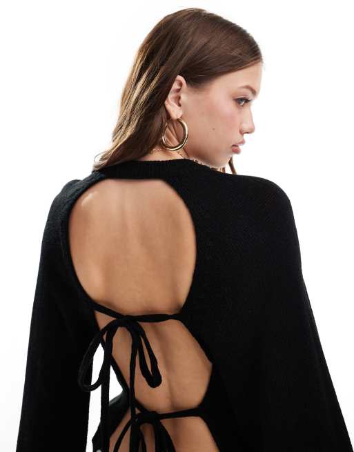 Maglione schiena scoperta hot sale