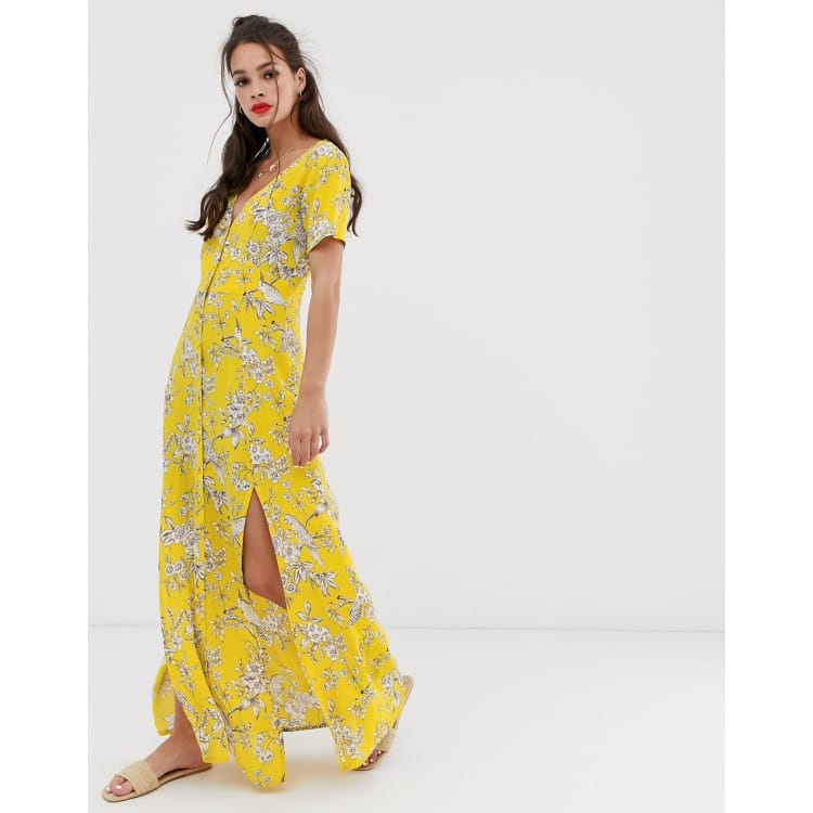 Miss selfridge 2025 yellow dress