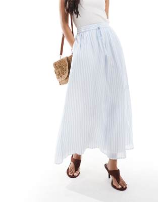 Miss Selfridge Maxi Skirt In Red