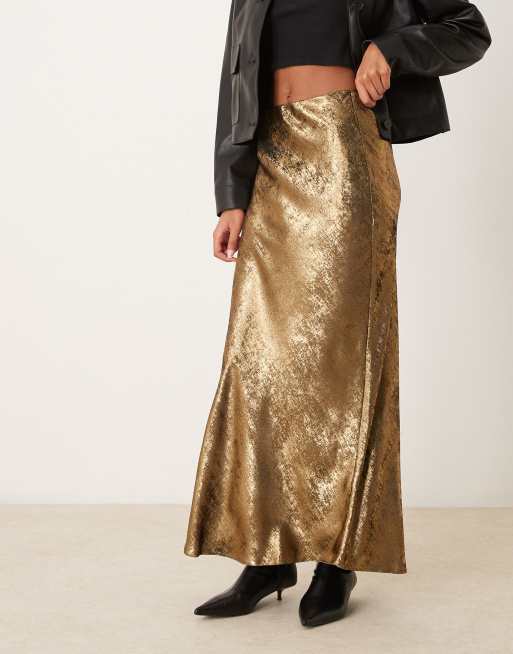 Gold skirt miss selfridge sale