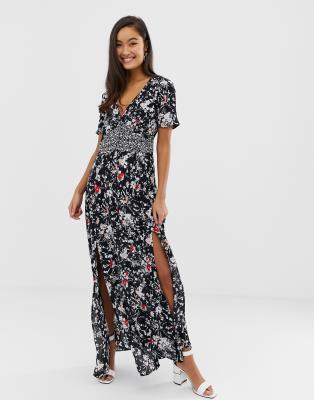 miss selfridge maxi tea dress