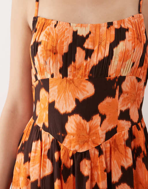 Miss Selfridge - Maxikjole med stropper og blomstermønster, 4 af 4