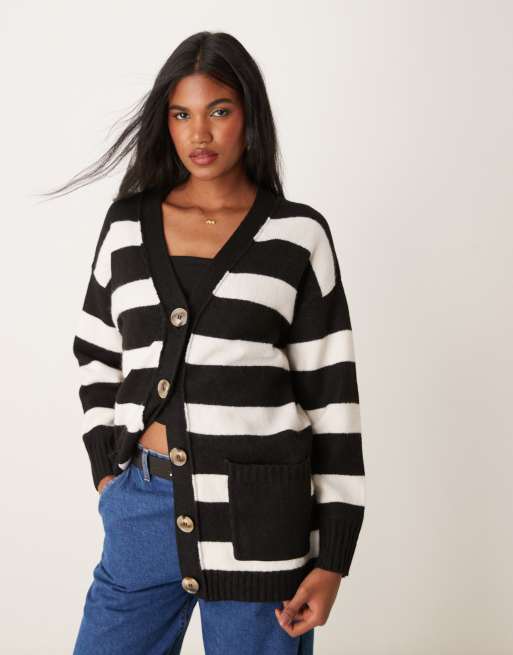 Mid length black cardigan hotsell