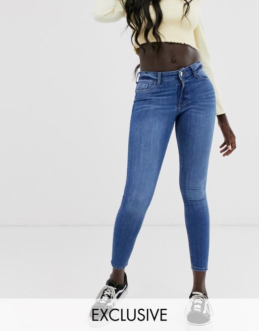 Miss Selfridge Mid Wash Skinny Jeans ASOS