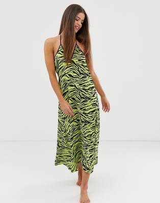 miss selfridge zebra print dress