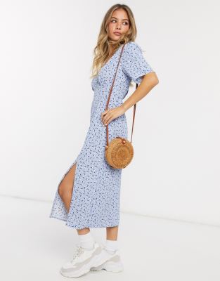 womens midi tea dress