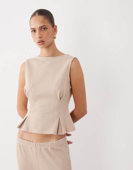 Miss Selfridge – Prążkowany miękki zestaw, 4 z 4