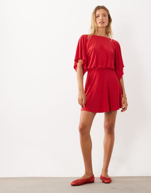Miss Selfridge mini dress with low cowl back, 3 of 4