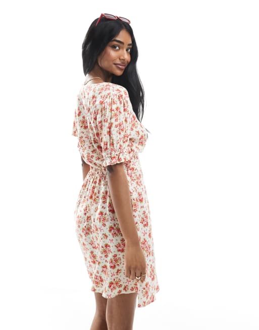 orange floral tea dress Sadie Maxi Dress Orange Tropical Tulip Jacquard Pink / M