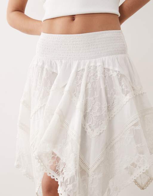 Miss Selfridge – Minikjol med ojämn fåll, 3 av 5