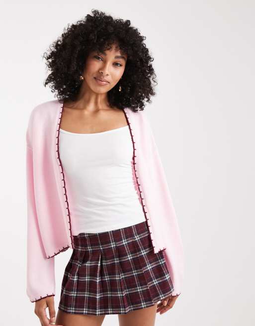 Miss Selfridge – Mjukrosa med langettsömmar