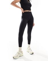 Nike – Pro Training – Leggings mit überkreuztem Design, in Schwarz und Rosa