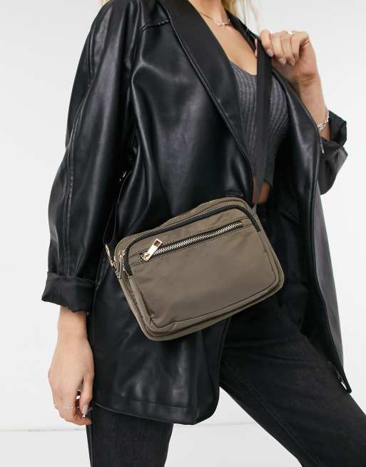 Nylon camera 2025 crossbody bag