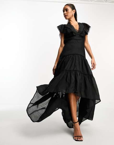 Black Tiered Dresses