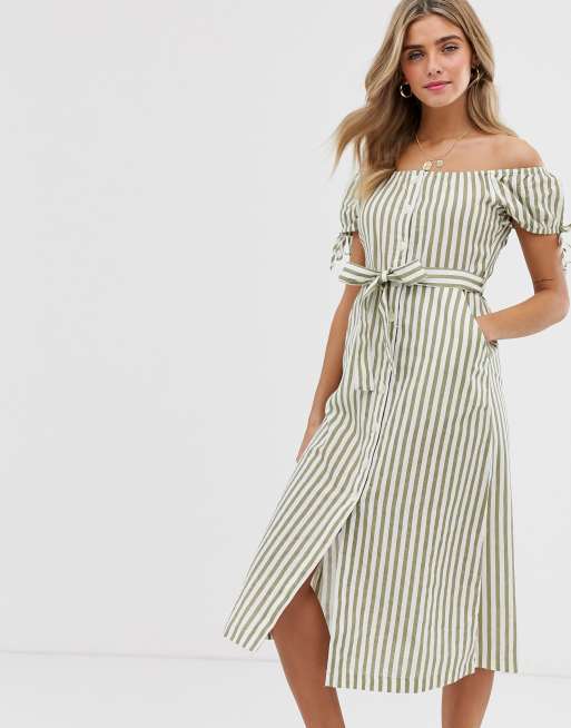 Miss selfridge stripe outlet dress